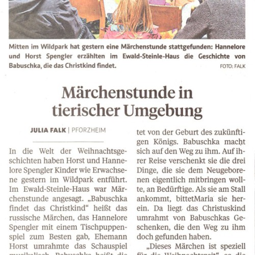 Pforzheimer Zeitung 04.12.2017